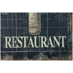 Stampa 'COLTELLO' su tela in juta grezza anticata L40xPR2xH120 cm 2