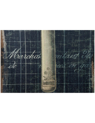 Stampa 'COLTELLO' su tela in juta grezza anticata L40xPR2xH120 cm Stampa 'COLTELLO' su tela in juta grezza anticata L40xPR2xH120 cm