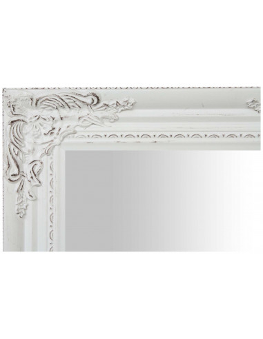 Specchiera  da terra 44x3x164 cm finitura bianco anticato Specchiera  da terra 44x3x164 cm finitura bianco anticato