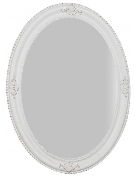 Specchiera da appendere verticale/orizzontale 64x3x84 cm finitura bianco anticato