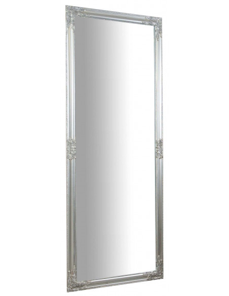 Specchiera da appendere verticale/orizzontale 72x3x180 cm finitura argento anticato