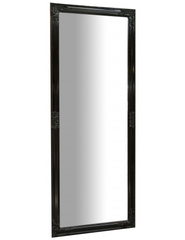 Specchiera da appendere verticale/orizzontale 72x3x180 cm finitura nero lucido