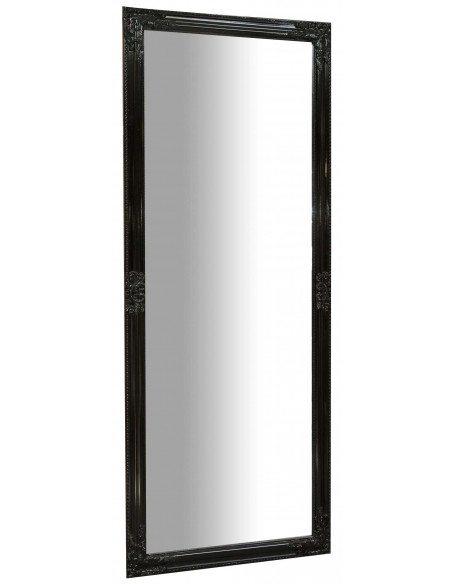 Specchiera da appendere verticale/orizzontale 72x3x180 cm finitura nero lucido