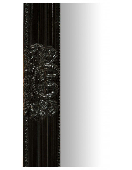 Specchiera da appendere verticale/orizzontale 72x3x180 cm finitura nero lucido