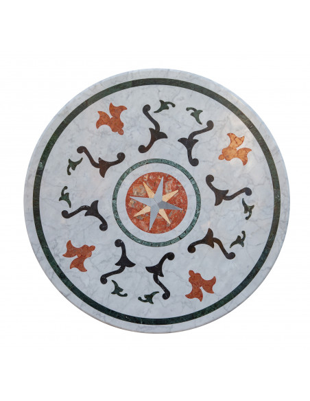 MESA REDONDA PARA MESA DE TOMA DE MÁRMOL