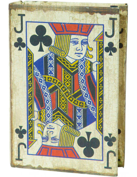 Recipiente para cartas de jogar 10x3x14 cm