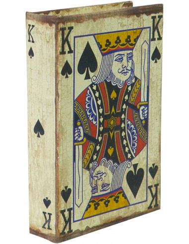 Recipiente para cartas de jogar 10x3x14 cm