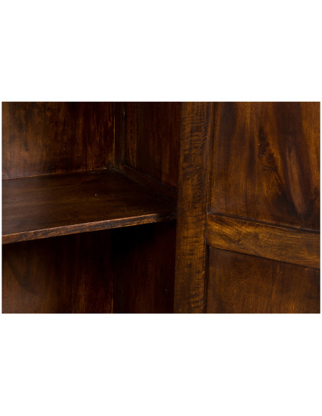 Armadietto da officina in legno massiccio dipinto a mano  L92xPR41xH180 cm