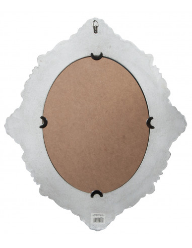 Specchiera da appendere 50x2x58 cm finitura bianco anticato Specchiera da appendere 50x2x58 cm finitura bianco anticato