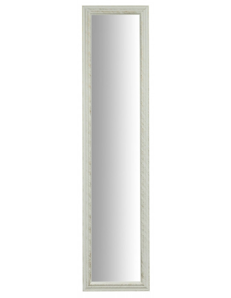 Specchiera  da terra 40x3x170 cm finitura bianco anticato