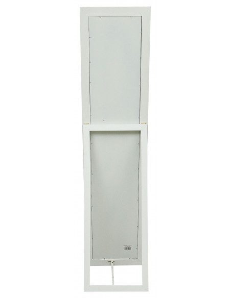 Specchiera  da terra 40x3x170 cm finitura bianco anticato