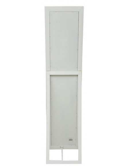 Specchiera  da terra 40x3x170 cm finitura bianco anticato