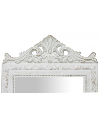 Specchiera  da terra 40x3x140 cm finitura bianco anticato Specchiera  da terra 40x3x140 cm finitura bianco anticato