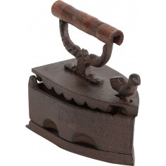 Ferro da stiro in ghisa finitura ruggine anticata L10xPR18xH18 cm