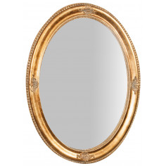 Espelho suspenso vertical/horizontal 64x3x84 cm acabamento em ouro antigo