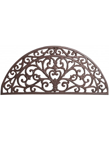 Zerbino in ghisa finitura ruggine anticata L68,5xPR32xH1,5 cm Zerbino in ghisa finitura ruggine anticata L68,5xPR32xH1,5 cm