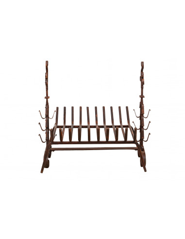 Brasero de hierro forjado hecho a mano L98XPR59XH90 cm