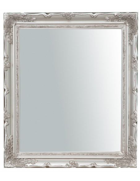 Specchiera da appendere verticale/orizzontale 64x4x74 cm finitura argento anticato