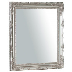 Specchiera da appendere verticale/orizzontale 64x4x74 cm finitura argento anticato