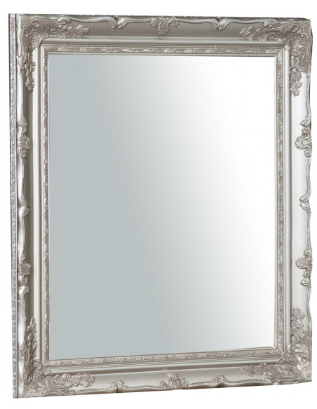 Specchiera da appendere verticale/orizzontale 64x4x74 cm finitura argento anticato