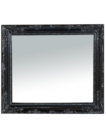 Specchiera da appendere verticale/orizzontale 64x4x74 cm finitura nero lucido