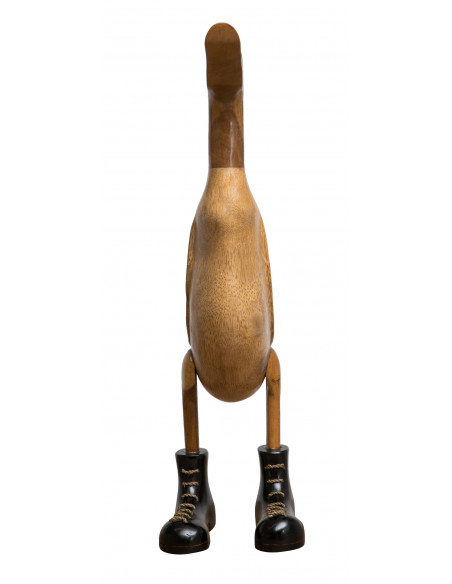 PAPERA GIGANTE FATTA A MANO DI LEGNO L18XPR30XH62 CM