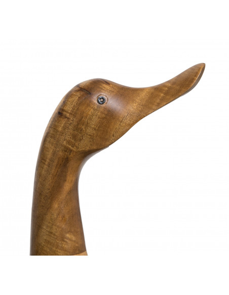 PAPERA GIGANTE FATTA A MANO DI LEGNO L18XPR30XH62 CM