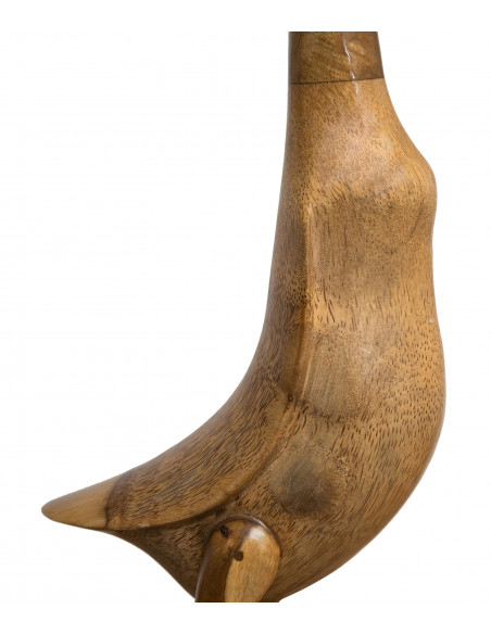 PAPERA GIGANTE FATTA A MANO DI LEGNO L18XPR30XH62 CM