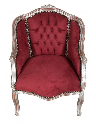 W63XDP57XH80 cm sized Louis XIV French style solid beech wood armchair W63XDP57XH80 cm sized Louis XIV French style solid beech wood armchair