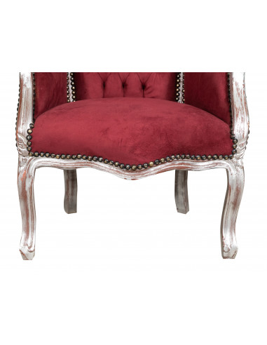 W63XDP57XH80 cm sized Louis XIV French style solid beech wood armchair W63XDP57XH80 cm sized Louis XIV French style solid beech wood armchair