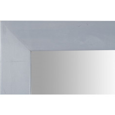 Espelho de parede retangular em madeira maciça de limão, acabamento cinza 100x3x200 cm 2