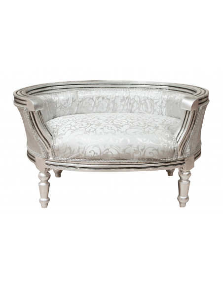Poltrona Louis XVI em madeira maciça de faia L74XPR53XH41 cm