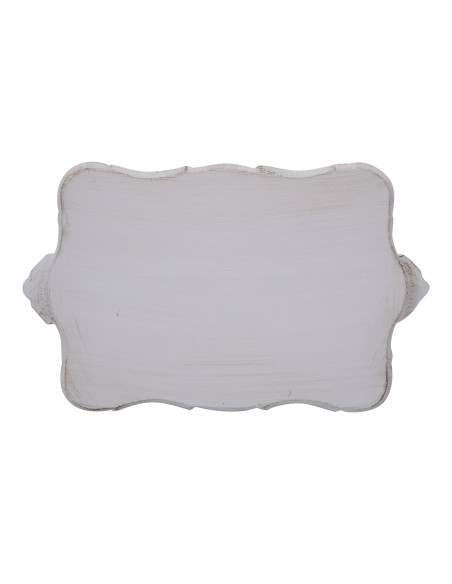 CONJUNTO DE DUAS BANDEJAS DE MADEIRA FLORENTINA