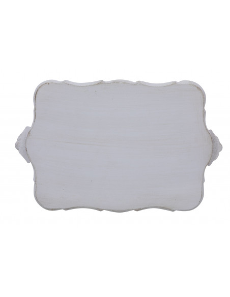 CONJUNTO DE DUAS BANDEJAS DE MADEIRA FLORENTINA