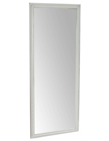 Specchiera da appendere verticale/orizzontale L72xPR3xH180 cm finitura bianca anticata