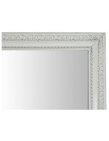 Espelho suspenso vertical/horizontal L72xDP3xH180 cm acabamento branco antigo Espelho suspenso vertical/horizontal L72xDP3xH180 cm acabamento branco antigo