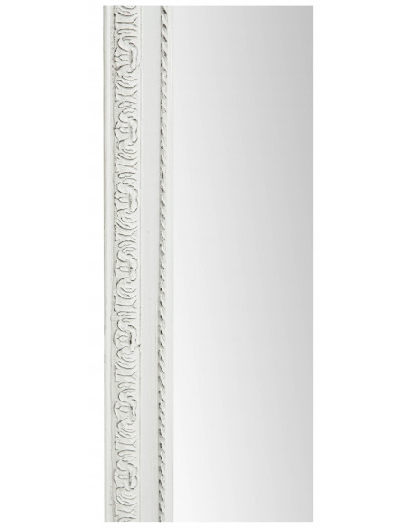 Specchiera da appendere verticale/orizzontale L72xPR3xH180 cm finitura bianca anticata