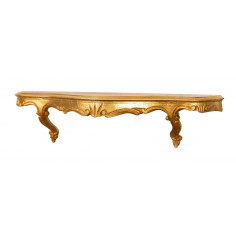 MENSOLA A MURO IN LEGNO FINITURA BIANCO ANTICATO L47XPR13XH14 CM