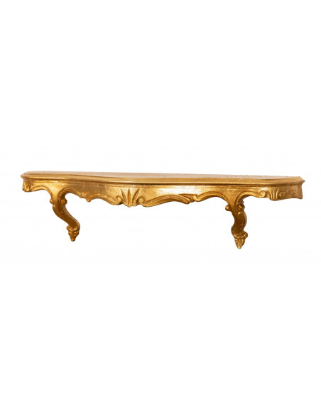 MENSOLA A MURO IN LEGNO FINITURA BIANCO ANTICATO L47XPR13XH14 CM