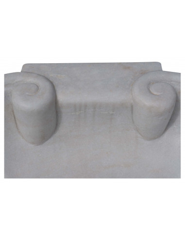 Lavandino in marmo bianco  L62xPR46xH18 cm Lavandino in marmo bianco  L62xPR46xH18 cm