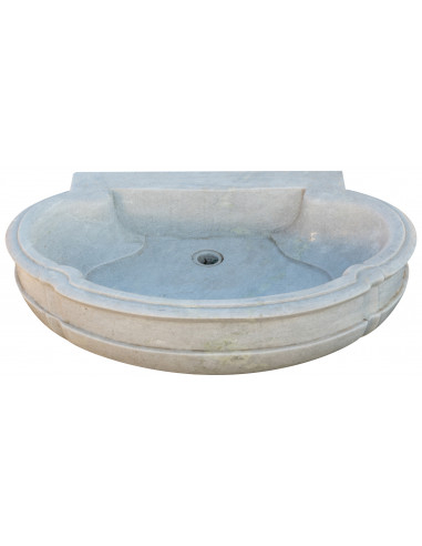 Vasca in marmo bianco L80xPR57xH16 cm Vasca in marmo bianco L80xPR57xH16 cm