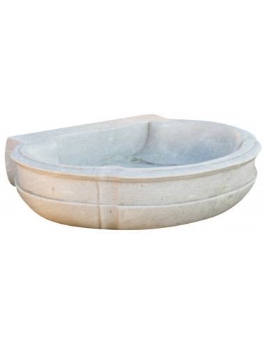 Vasca in marmo bianco L80xPR57xH16 cm Vasca in marmo bianco L80xPR57xH16 cm