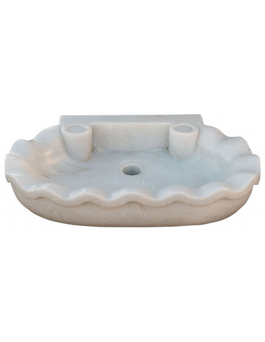 Acquaio in marmo bianco  L58xPR39xH13 cm Acquaio in marmo bianco  L58xPR39xH13 cm