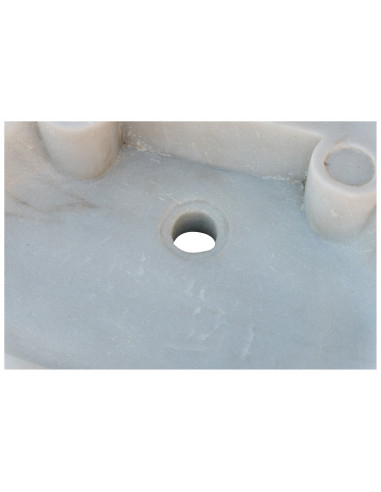 Acquaio in marmo bianco  L58xPR39xH13 cm Acquaio in marmo bianco  L58xPR39xH13 cm