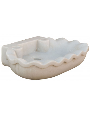 Acquaio in marmo bianco  L58xPR39xH13 cm Acquaio in marmo bianco  L58xPR39xH13 cm