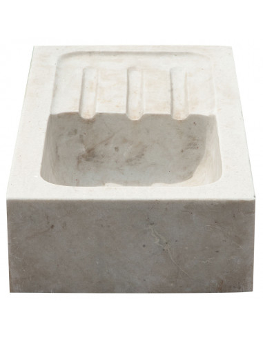 Pia de mármore branco L82xDP41xH18 cm Pia de mármore branco L82xDP41xH18 cm