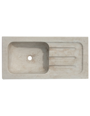 Acquaio in marmo bianco  L82xPR41xH18 cm Acquaio in marmo bianco  L82xPR41xH18 cm