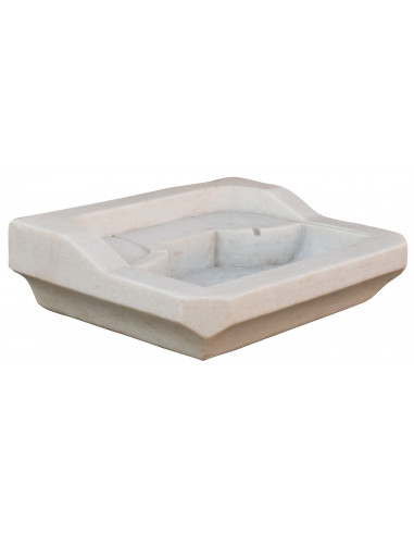 Pia de mármore branco L51xDP41xH15 cm Pia de mármore branco L51xDP41xH15 cm