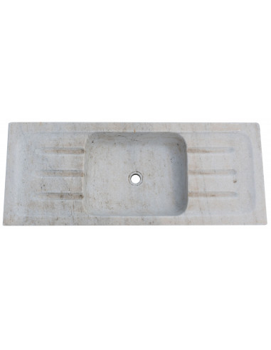 Acquaio in marmo bianco  L102xPR41xH15 cm Acquaio in marmo bianco  L102xPR41xH15 cm