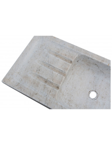 Acquaio in marmo bianco  L102xPR41xH15 cm Acquaio in marmo bianco  L102xPR41xH15 cm